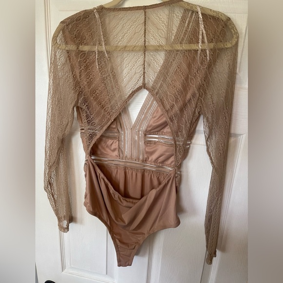 Lulus Sheer lace body suit. Never worn. - Picture 6 of 6